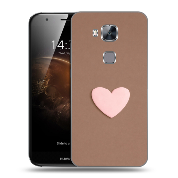 Пластиковый чехол на Huawei G8 с принтом женский