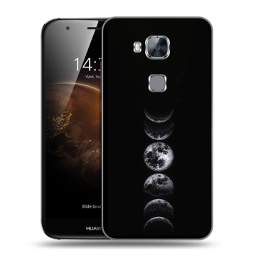 Пластиковый чехол на Huawei G8 с принтом женский