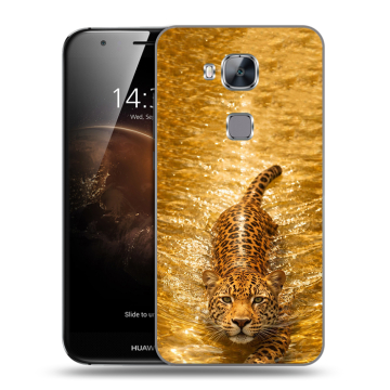Пластиковый чехол на Huawei G8 с принтом женский