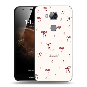 Пластиковый чехол на Huawei G8 с принтом для девочек