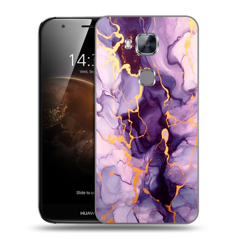 Пластиковый чехол на Huawei G8 с принтом Мрамор Пластиковый чехол на Huawei G8 с принтом Мрамор