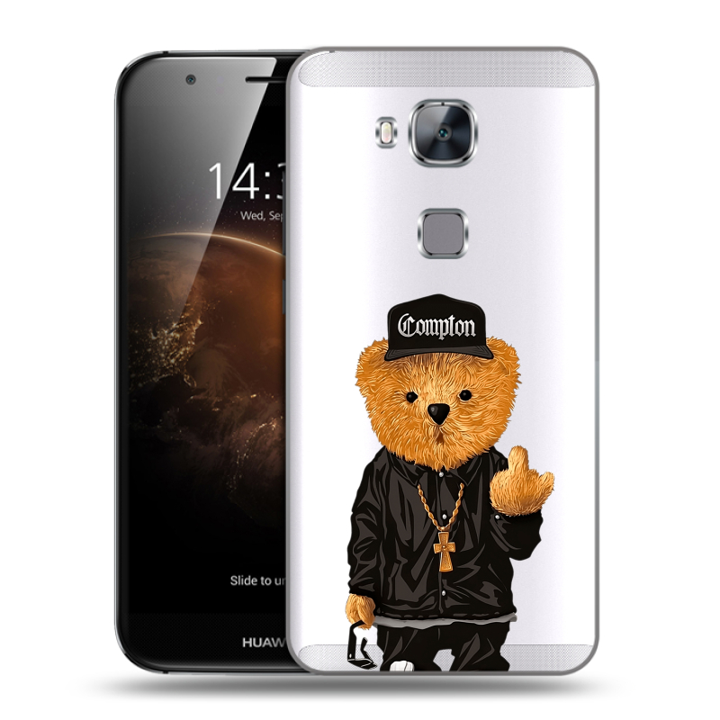 Пластиковый чехол на Huawei G8 с принтом Мишка Пластиковый чехол на Huawei G8 с принтом Мишка