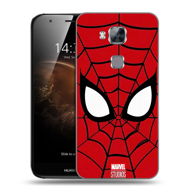 Пластиковый чехол на Huawei G8 с принтом человек паук spiderman Пластиковый чехол на Huawei G8 с принтом человек паук spiderman