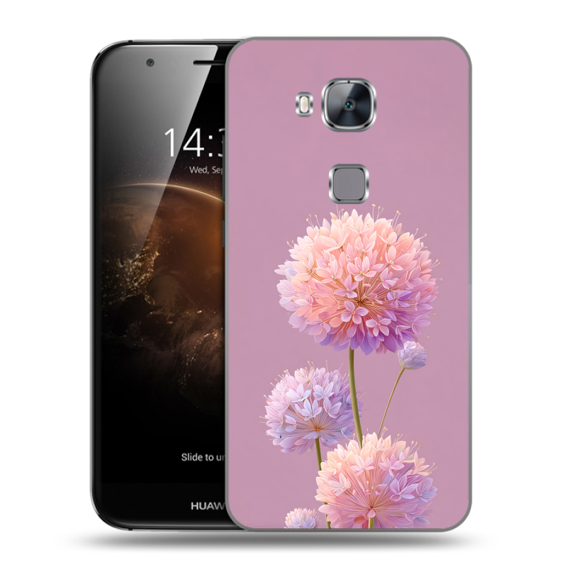 Пластиковый чехол на Huawei G8 с принтом Цветы Пластиковый чехол на Huawei G8 с принтом Цветы