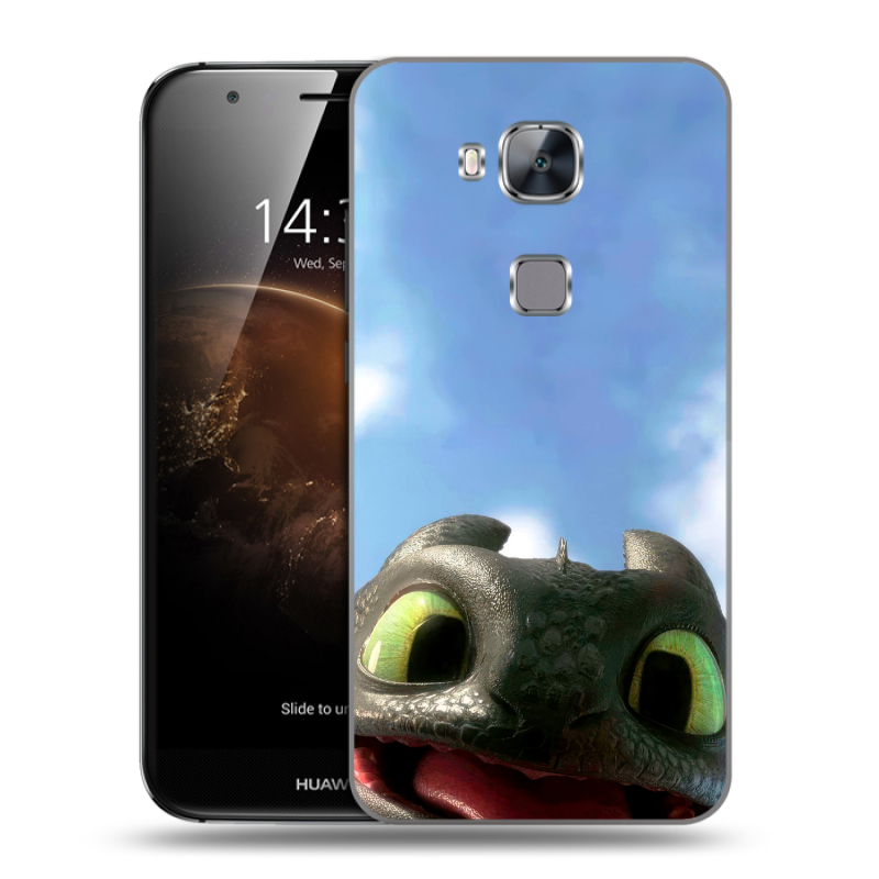 Пластиковый чехол на Huawei G8 с принтом Как приручить дракона Пластиковый чехол на Huawei G8 с принтом Как приручить дракона