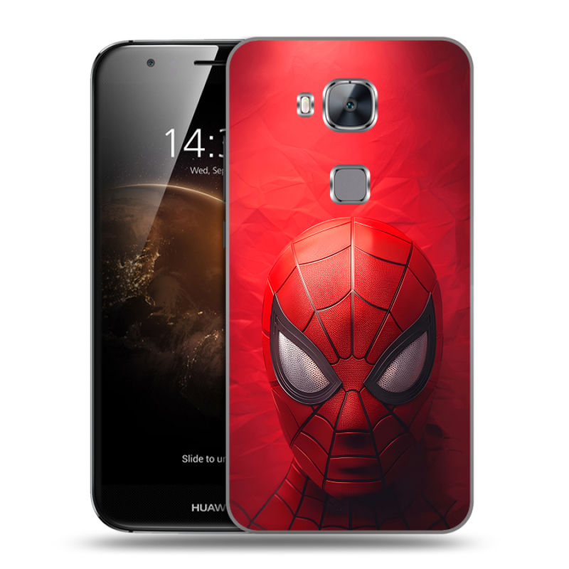 Пластиковый чехол на Huawei G8 с принтом Spiderman Человек паук Пластиковый чехол на Huawei G8 с принтом Spiderman Человек паук