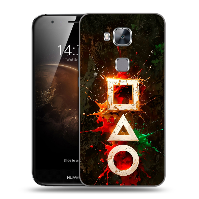 Пластиковый чехол на Huawei G8 с принтом Squid Game Игра кальмара Пластиковый чехол на Huawei G8 с принтом Squid Game Игра кальмара
