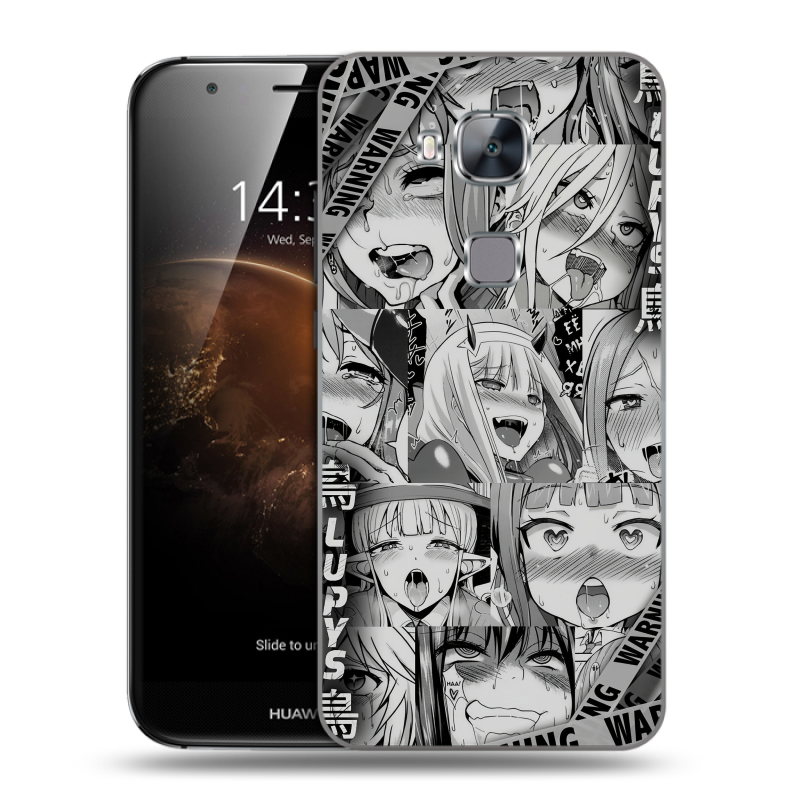 Пластиковый чехол на Huawei G8 с принтом Ahegao Ахегао Аниме Пластиковый чехол на Huawei G8 с принтом Ahegao Ахегао Аниме