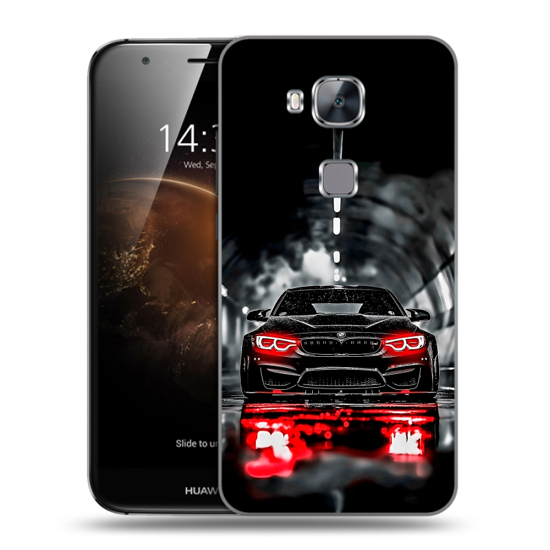 Пластиковый чехол на Huawei G8 с принтом BMW БМВ Пластиковый чехол на Huawei G8 с принтом BMW БМВ
