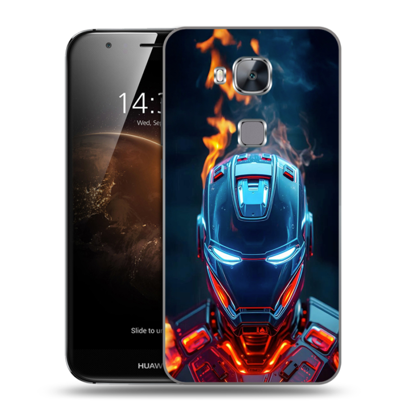 Пластиковый чехол на Huawei G8 с принтом IronMan Железный человек Пластиковый чехол на Huawei G8 с принтом IronMan Железный человек