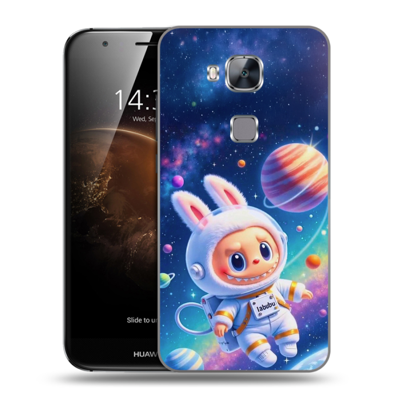 Пластиковый чехол на Huawei G8 с принтом Labubu Лабубу Пластиковый чехол на Huawei G8 с принтом Labubu Лабубу