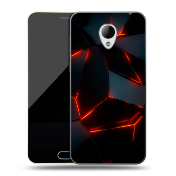Пластиковый чехол на Meizu M2 Mini с принтом Яркие абстракции Пластиковый чехол на Meizu M2 Mini с принтом Яркие абстракции