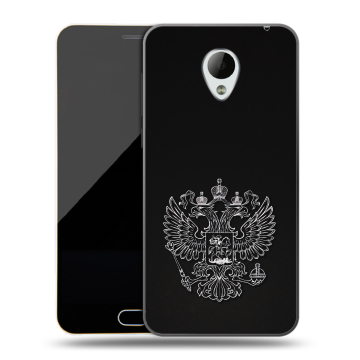Пластиковый чехол на Meizu M2 Mini с принтом Герб России