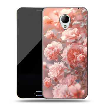 Пластиковый чехол на Meizu M2 Mini с принтом Розовые розы