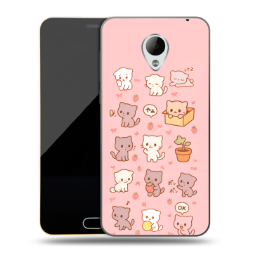 Пластиковый чехол на Meizu M2 Mini с принтом Hello Kitty Хелоу Кити