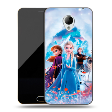 Пластиковый чехол на Meizu M2 Mini с принтом Холодное сердце Frozen