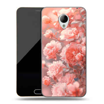 Пластиковый чехол на Meizu M2 Mini с принтом Розы цветы