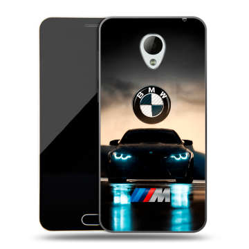 Пластиковый чехол на Meizu M2 Mini с принтом БМВ BMW