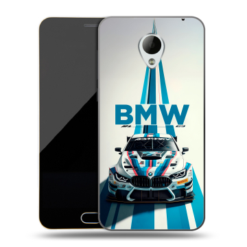Пластиковый чехол на Meizu M2 Mini с принтом БМВ BMW