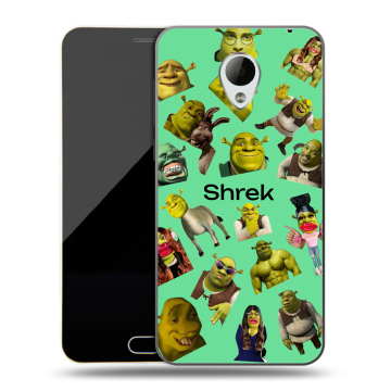 Пластиковый чехол на Meizu M2 Mini с принтом Шрек Shrek