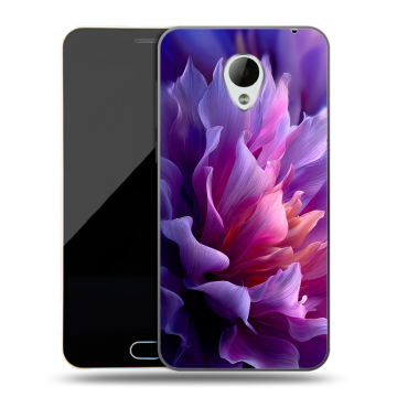 Пластиковый чехол на Meizu M2 Mini с принтом женский цветы