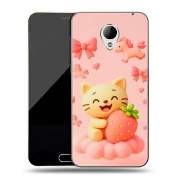 Пластиковый чехол на Meizu M2 Mini с принтом для девочек