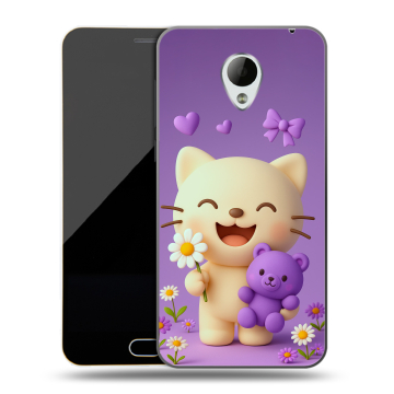 Пластиковый чехол на Meizu M2 Mini с принтом для девочек