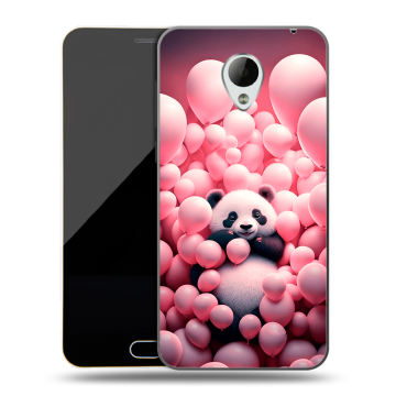 Пластиковый чехол на Meizu M2 Mini с принтом Панда