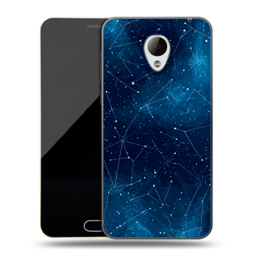 Пластиковый чехол на Meizu M2 Mini с принтом Космос звезды