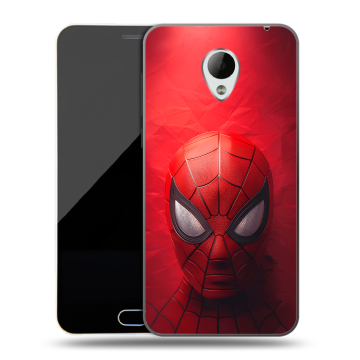 Пластиковый чехол на Meizu M2 Mini с принтом Spiderman Человек паук