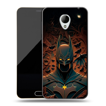Пластиковый чехол на Meizu M2 Mini с принтом Batman Бэтмен
