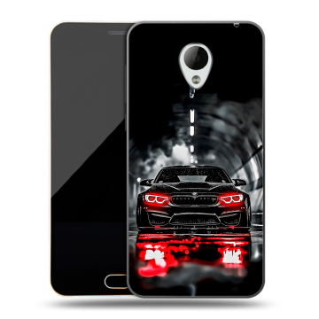 Пластиковый чехол на Meizu M2 Mini с принтом BMW БМВ