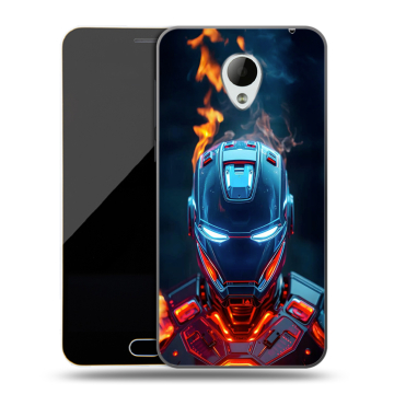 Пластиковый чехол на Meizu M2 Mini с принтом IronMan Железный человек