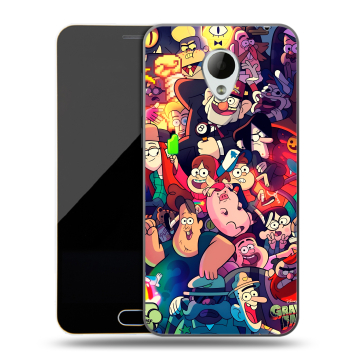 Пластиковый чехол на Meizu M2 Mini с принтом Gravity Falls Гравити Фолз