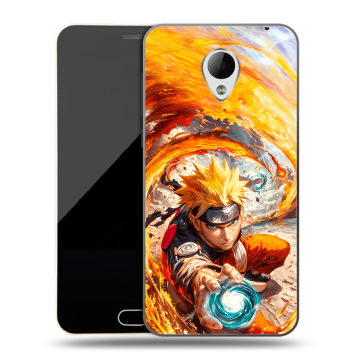 Пластиковый чехол на Meizu M2 Mini с принтом Аниме Наруто Naruto