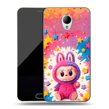 Пластиковый чехол на Meizu M2 Mini с принтом Labubu Лабубу