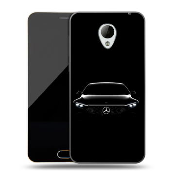 Пластиковый чехол на Meizu M2 Mini с принтом Mercedes Мерседес