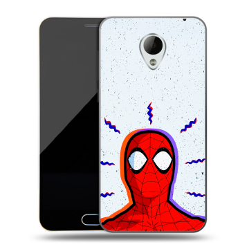 Пластиковый чехол на Meizu M2 Mini с принтом Spiderman Человек паук