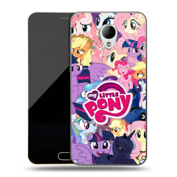 Пластиковый чехол на Meizu M2 Mini с принтом My little pony Дружба чудо
