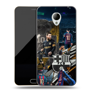 Пластиковый чехол на Meizu M2 Mini с принтом Messi Barcelona