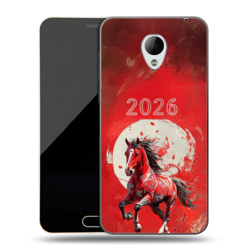 Пластиковый чехол на Meizu M2 Mini с принтом Новый год