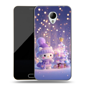 Пластиковый чехол на Meizu M2 Mini с принтом Новый год