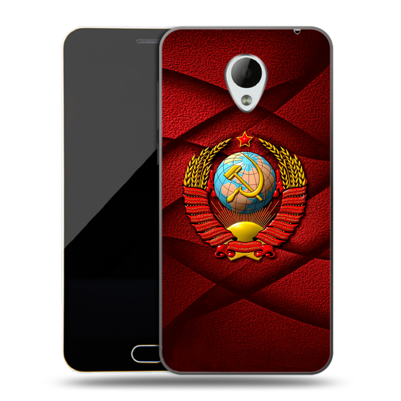 Пластиковый чехол на Meizu M2 Mini с принтом Герб СССР Пластиковый чехол на Meizu M2 Mini с принтом Герб СССР