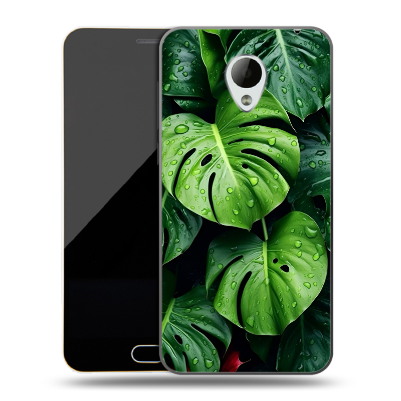 Пластиковый чехол на Meizu M2 Mini с принтом Листья Пластиковый чехол на Meizu M2 Mini с принтом Листья