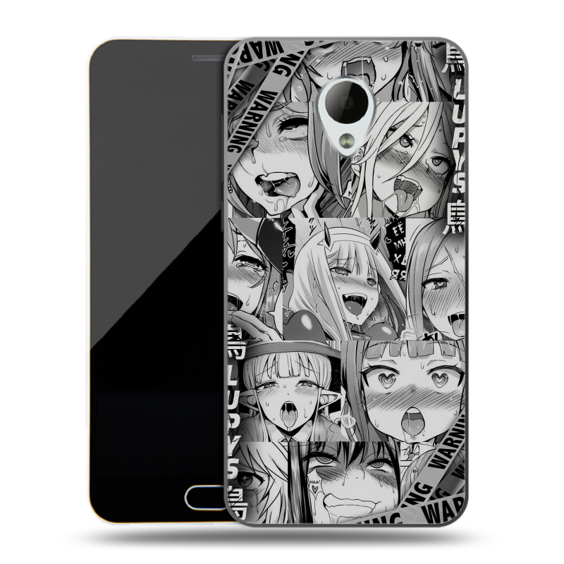Пластиковый чехол на Meizu M2 Mini с принтом Ahegao Ахегао Аниме Пластиковый чехол на Meizu M2 Mini с принтом Ahegao Ахегао Аниме