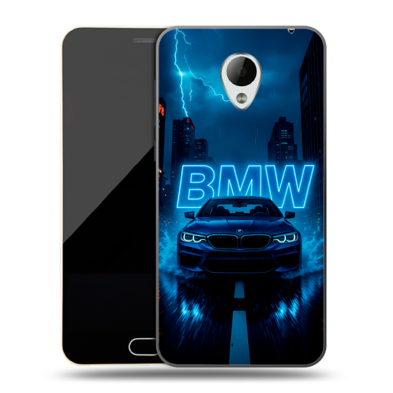 Пластиковый чехол на Meizu M2 Mini с принтом BMW БМВ Пластиковый чехол на Meizu M2 Mini с принтом BMW БМВ