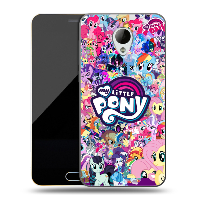 Пластиковый чехол на Meizu M2 Mini с принтом My little pony Дружба чудо Пластиковый чехол на Meizu M2 Mini с принтом My little pony Дружба чудо
