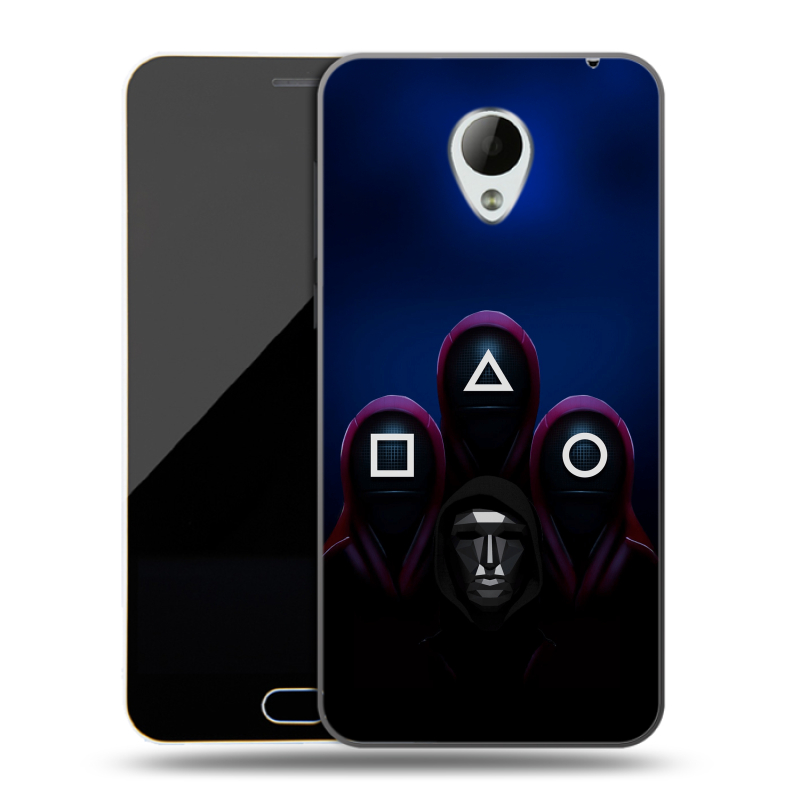 Пластиковый чехол на Meizu M2 Mini с принтом Игра Кальмара Пластиковый чехол на Meizu M2 Mini с принтом Игра Кальмара