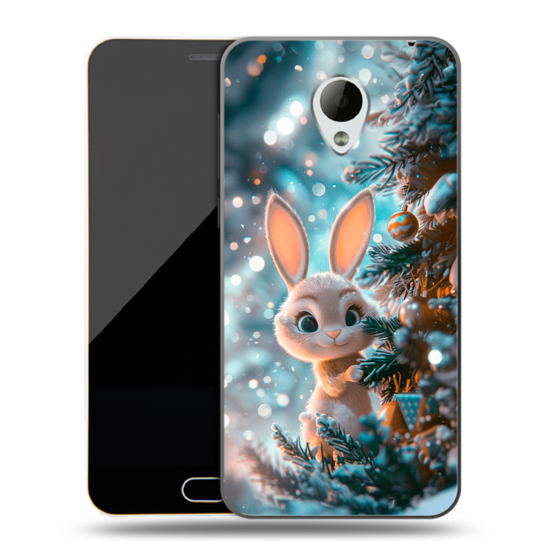 Пластиковый чехол на Meizu M2 Mini с принтом Новый год Пластиковый чехол на Meizu M2 Mini с принтом Новый год