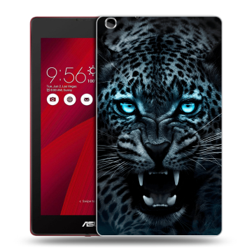 Силиконовый чехол на планшета ASUS ZenPad C 7.0 с принтом Темный леопард Силиконовый чехол на планшета ASUS ZenPad C 7.0 с принтом Темный леопард